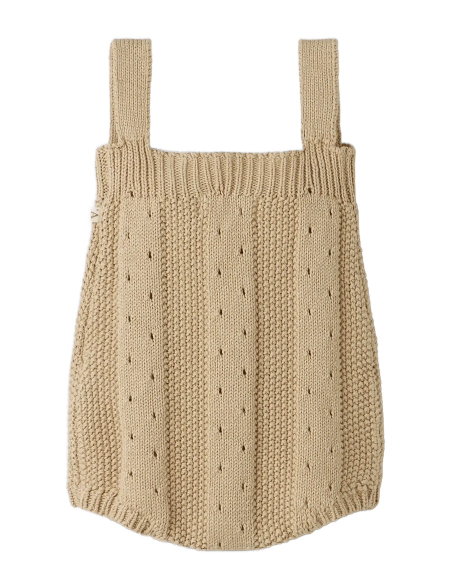Lil'Atelier - NBFHALYN SL KNIT BODY SUIT LIL - buksedragter - mojave desert - 1