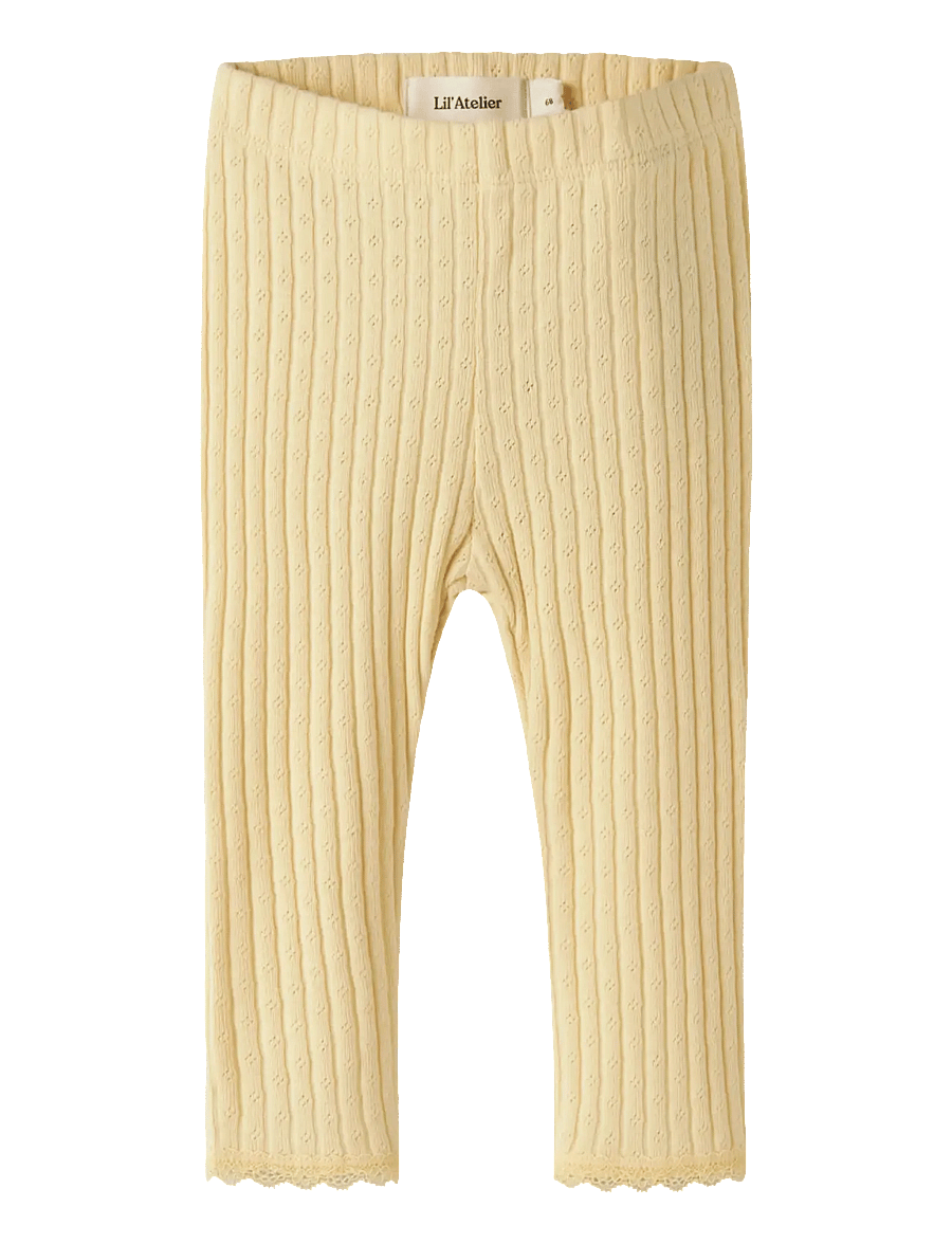 Lil'Atelier - NBFHALDIS SLIM LEGGINGS LIL - leggings - sunlight - 0
