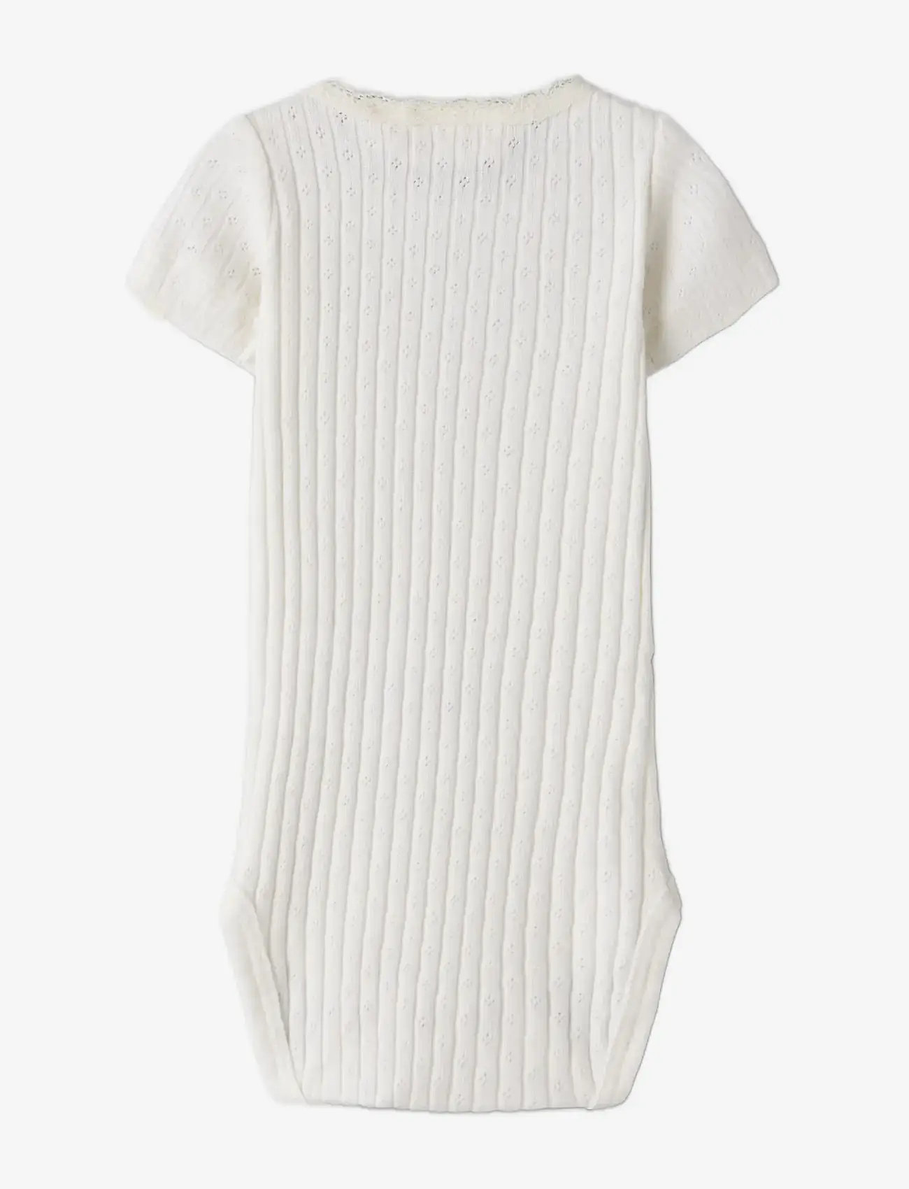 Lil'Atelier - NBFHALDIS SS SLIM BODY LIL - kortærmede bodyer - coconut milk - 1