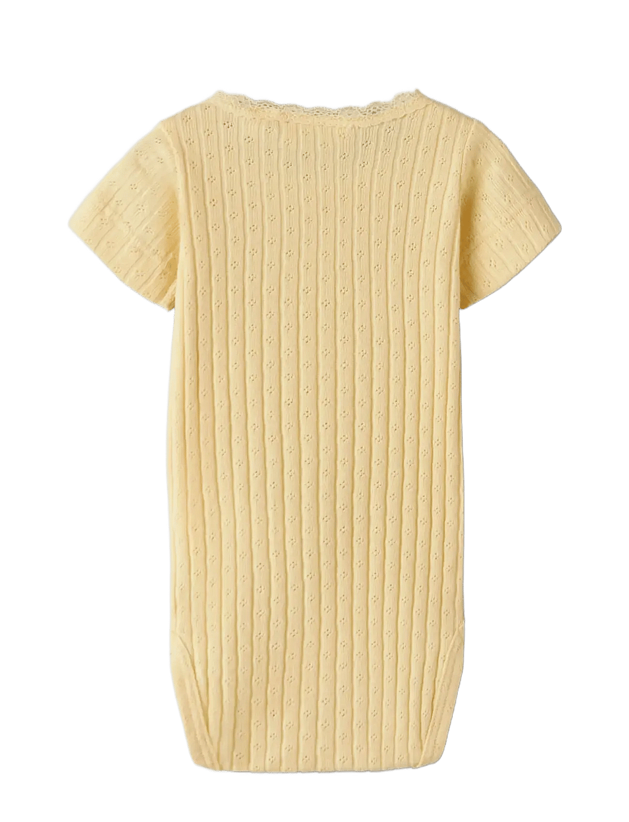 Lil'Atelier - NBFHALDIS SS SLIM BODY LIL - kortærmede bodyer - sunlight - 1