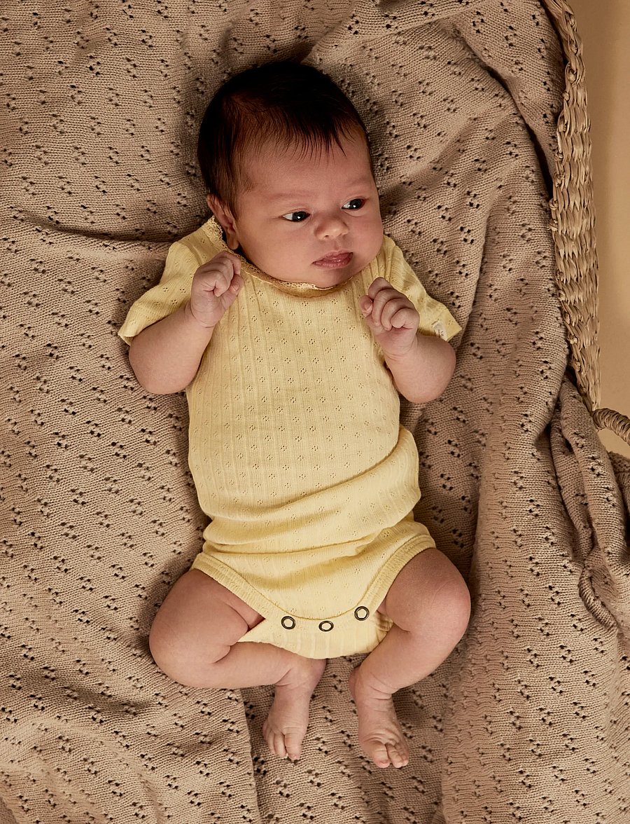 Lil'Atelier - NBFHALDIS SS SLIM BODY LIL - kortærmede bodyer - sunlight - 2