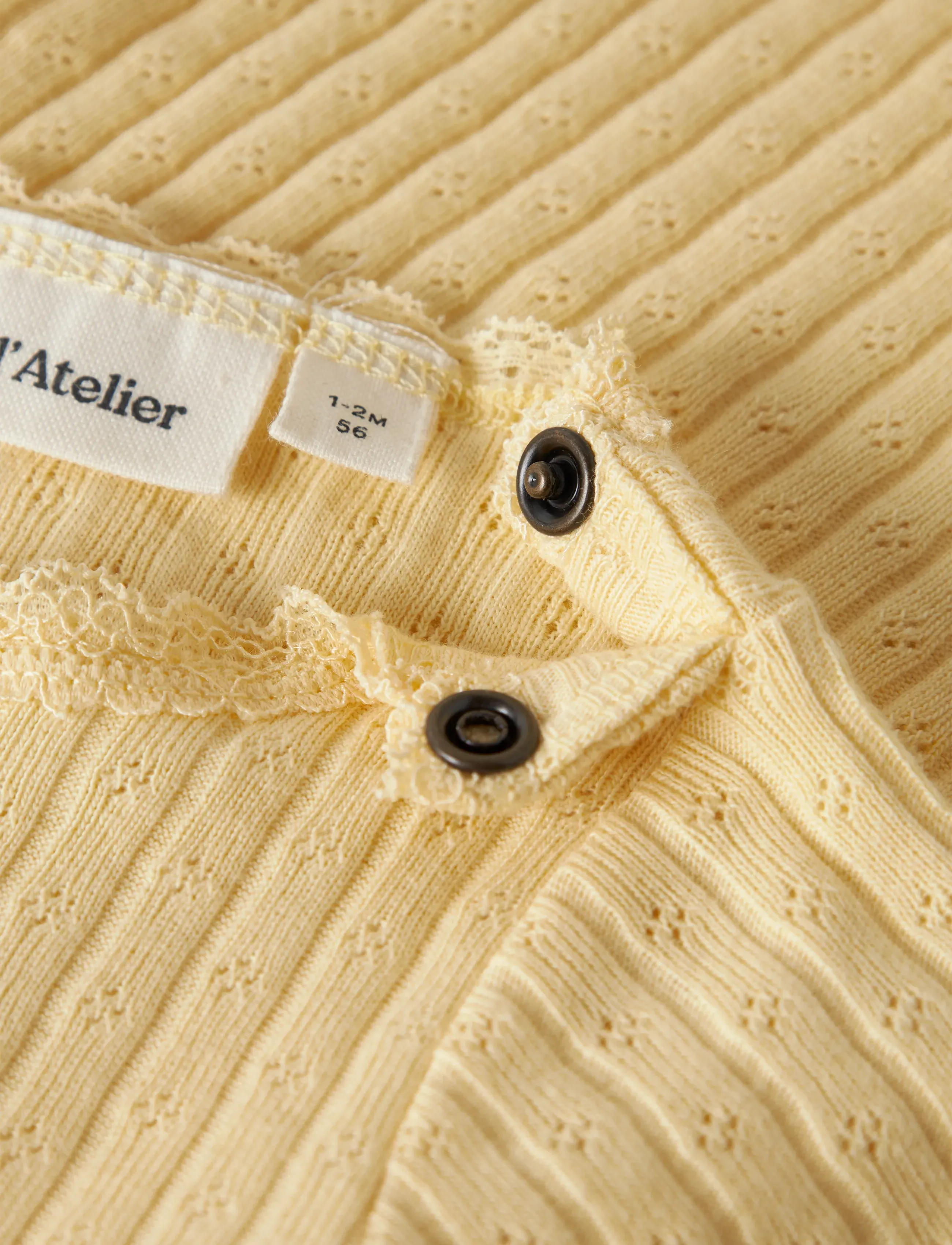 Lil'Atelier - NBFHALDIS SS SLIM BODY LIL - kortærmede bodyer - sunlight - 3