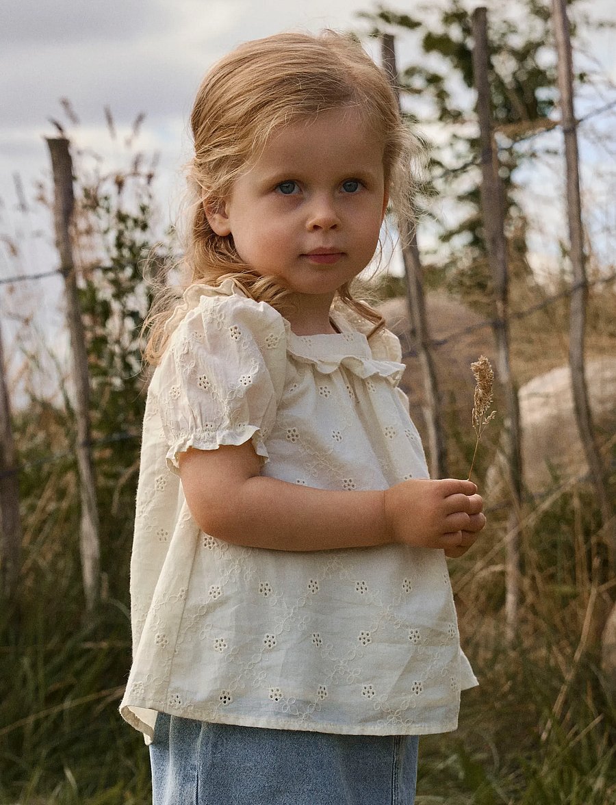 Lil'Atelier - NMFHOSA SS LOOSE SHIRT LIL - marškiniai trumpomis rankovėmis - coconut milk - 3