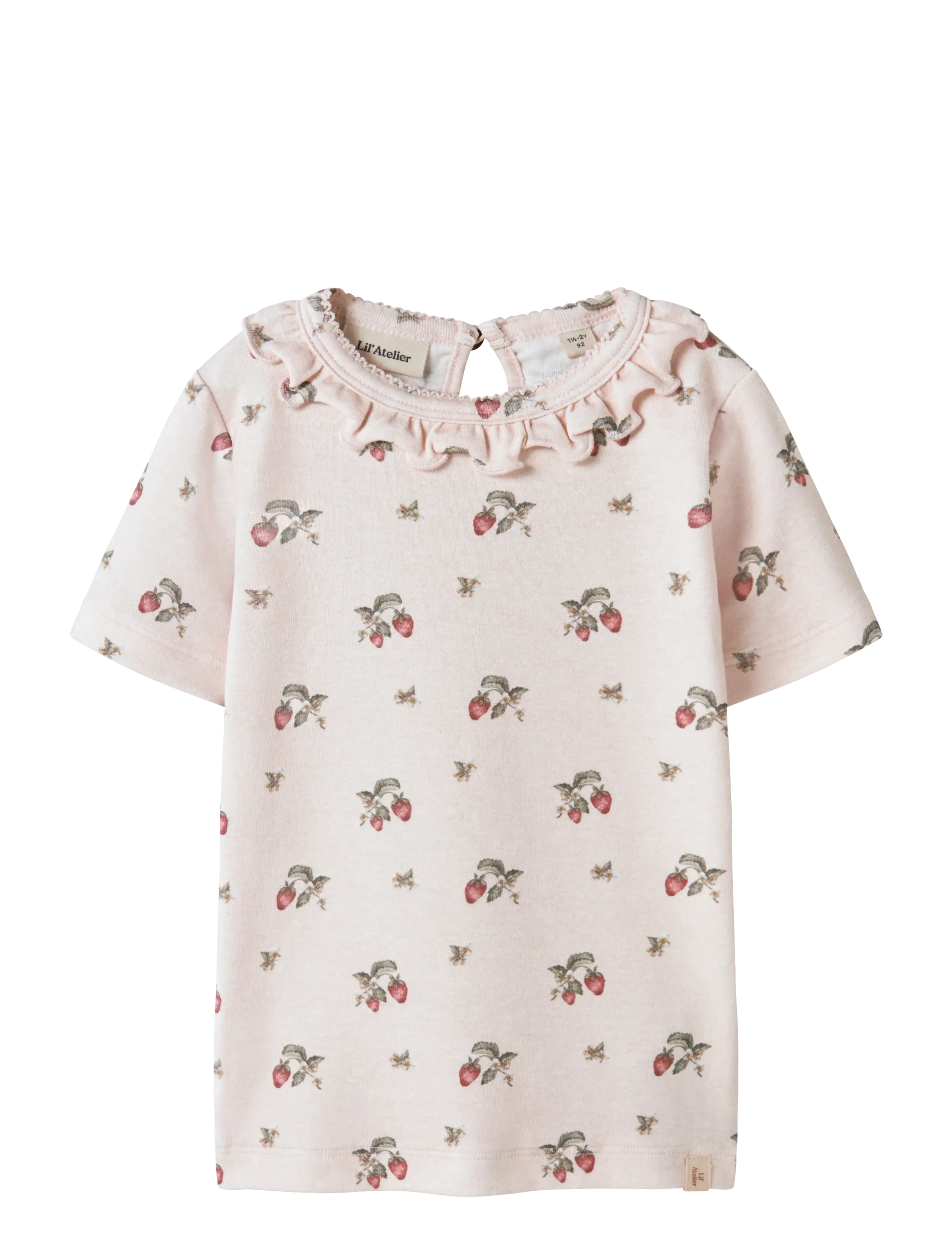 Lil'Atelier NMFGAYO SER SS SLIM TOP LIL - Pluusid - MORGANITE / pink/rose