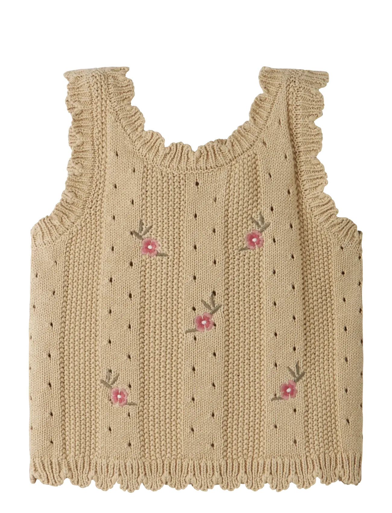 Lil'Atelier NMFHALYN STRAP KNIT TOP LIL - Westen - MOJAVE DESERT / brown