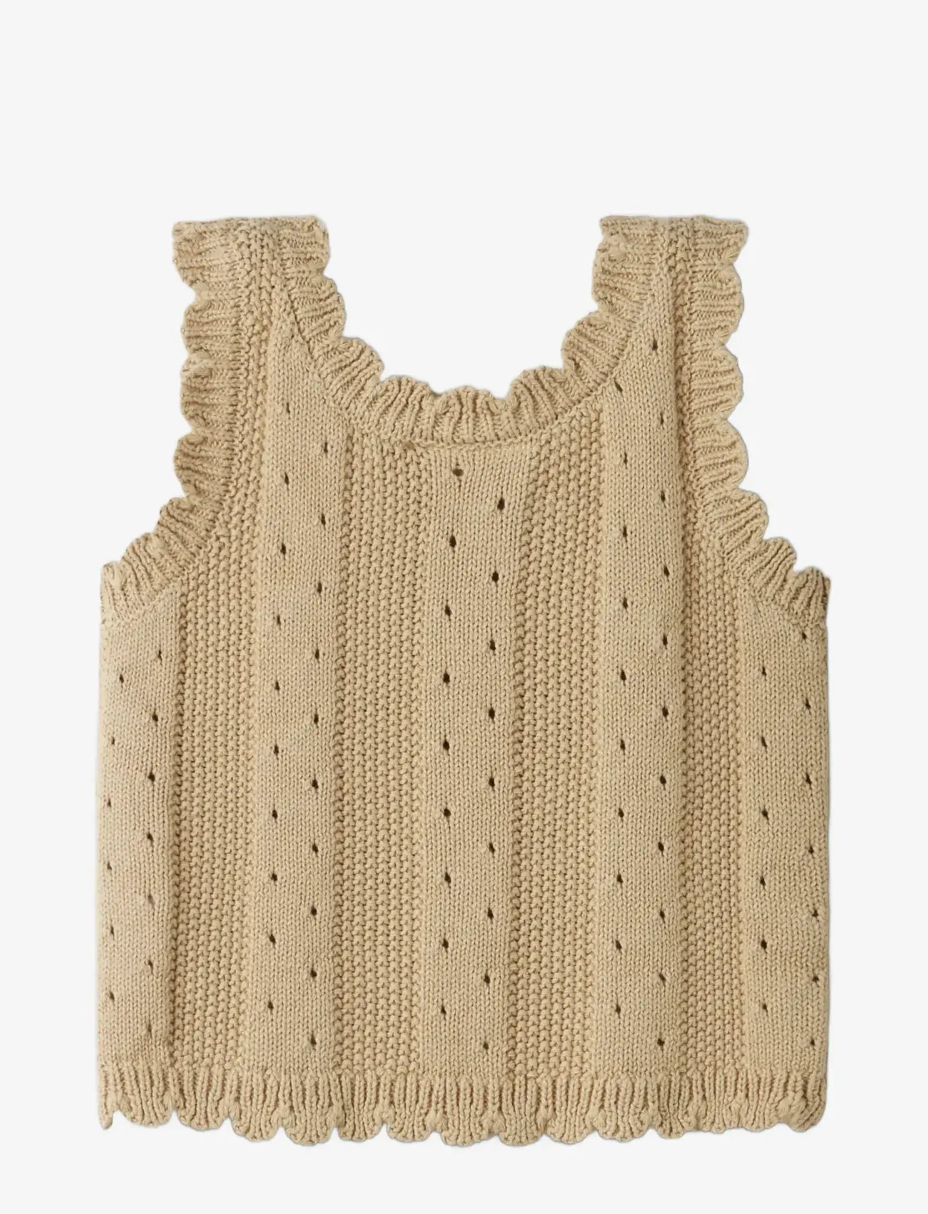 Lil'Atelier - NMFHALYN STRAP KNIT TOP LIL - sommerschnäppchen - mojave desert - 1