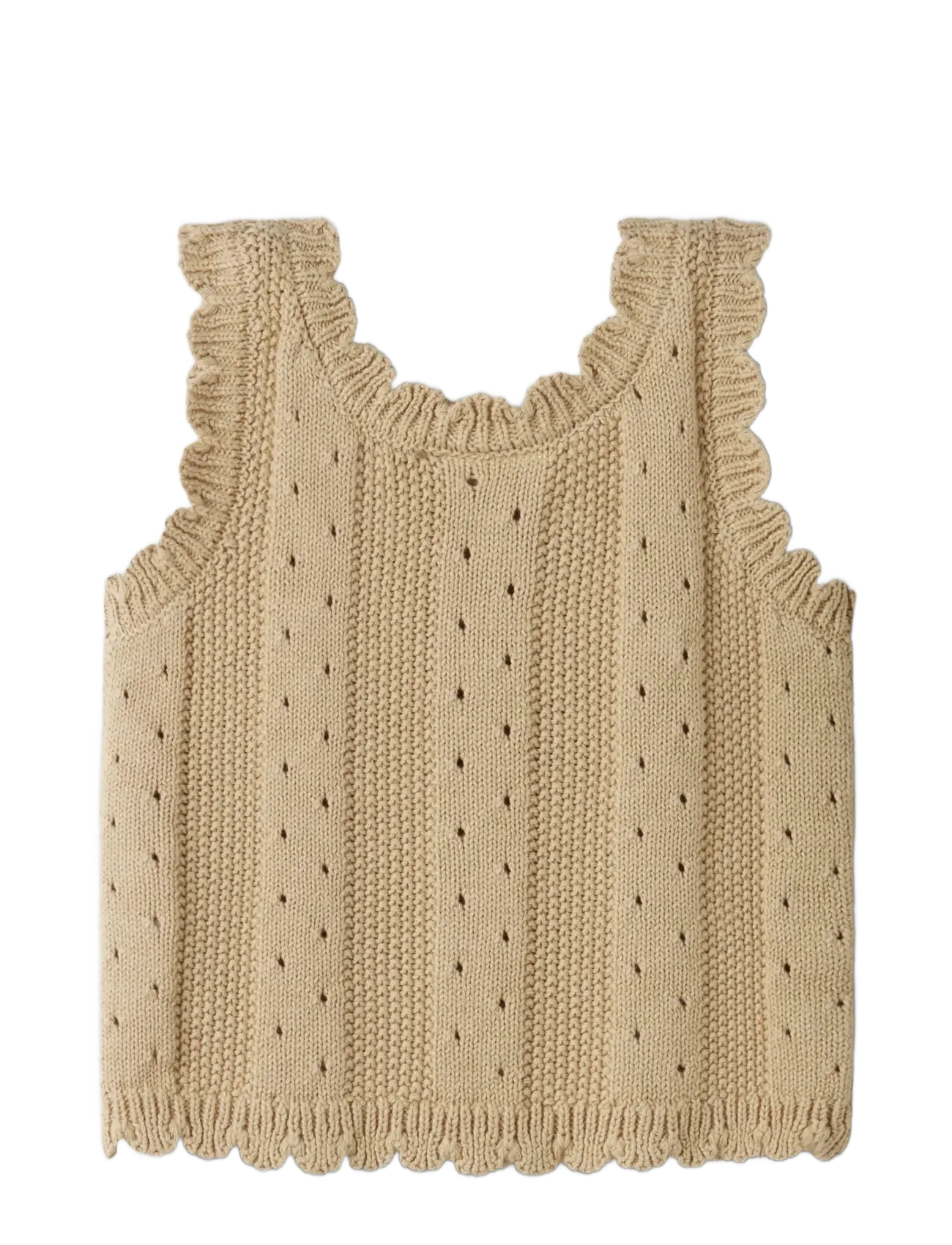 Lil'Atelier - NMFHALYN STRAP KNIT TOP LIL - summer savings - mojave desert - 1