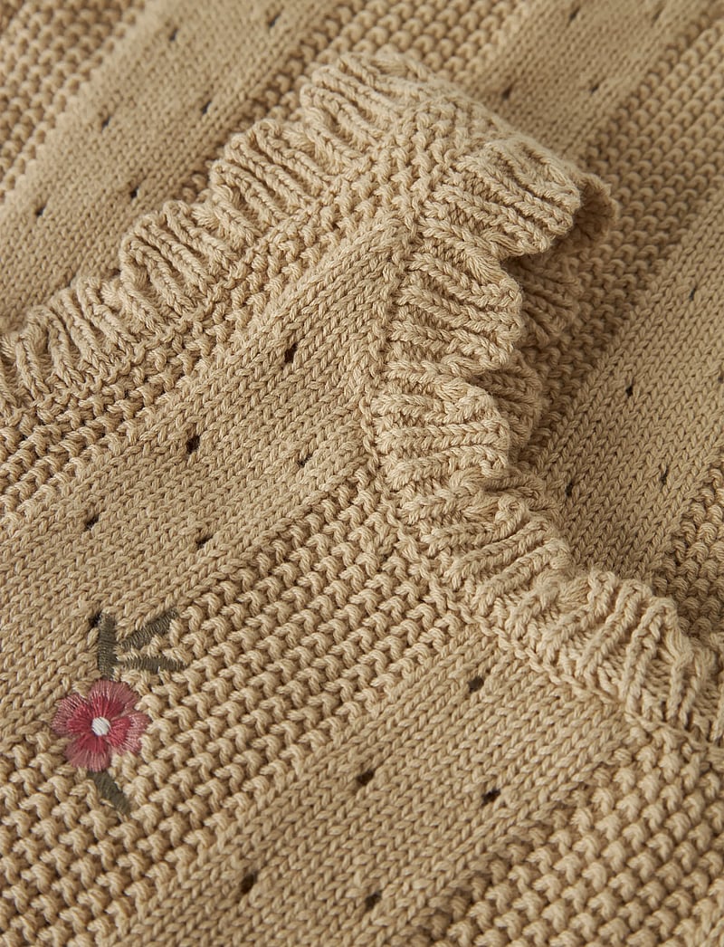 Lil'Atelier - NMFHALYN STRAP KNIT TOP LIL - veste - mojave desert - 4