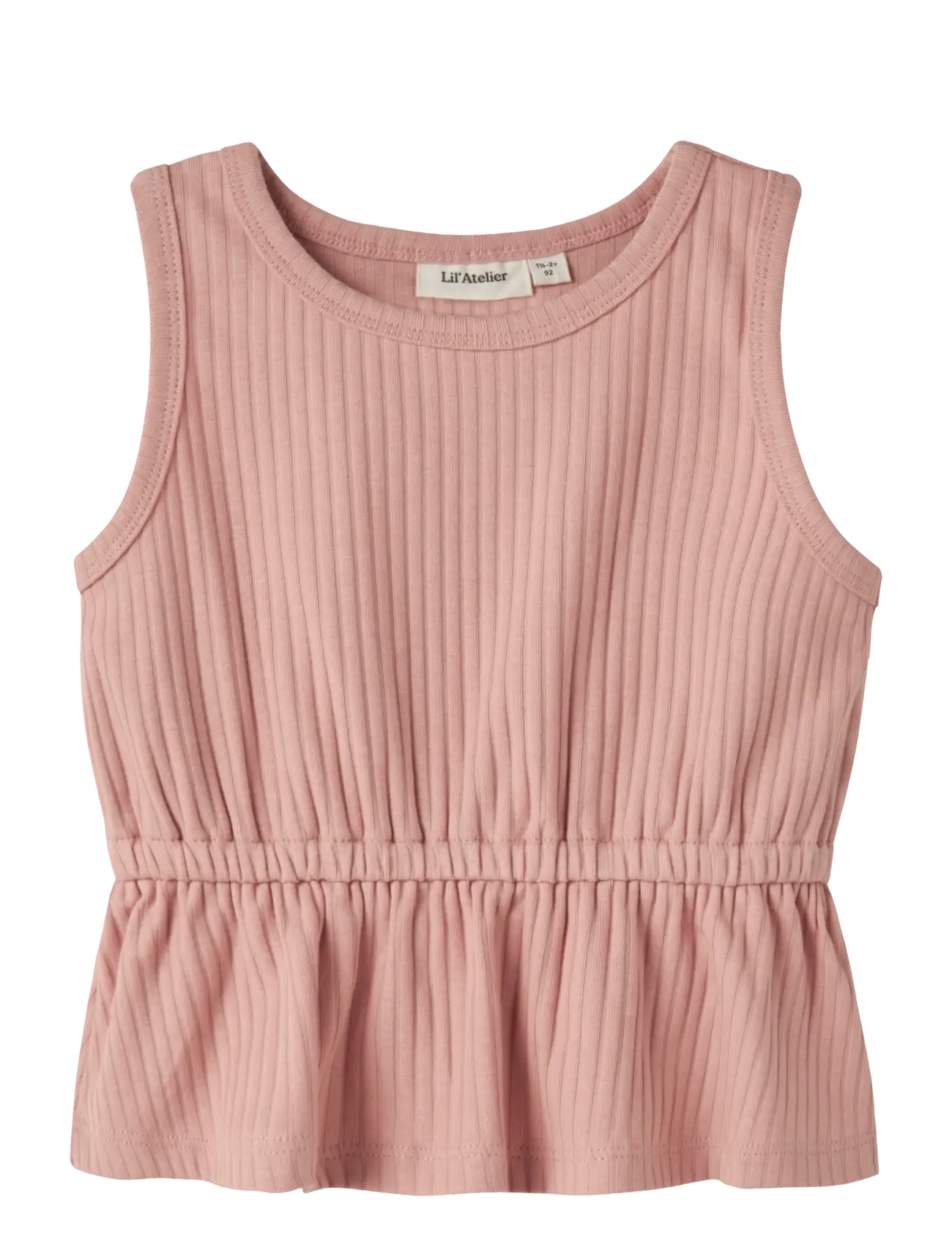 Lil'Atelier NMFSASELINE SL LOOSE TOP LIL - Oberteile & T-Shirts - ROSE TAN / pink/rose
