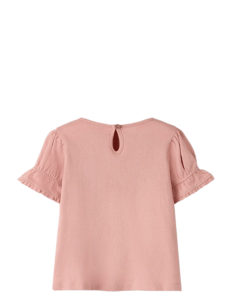 Lil'Atelier - NMFHALINA SS TOP LIL - short-sleeved t-shirts - rose tan - 1
