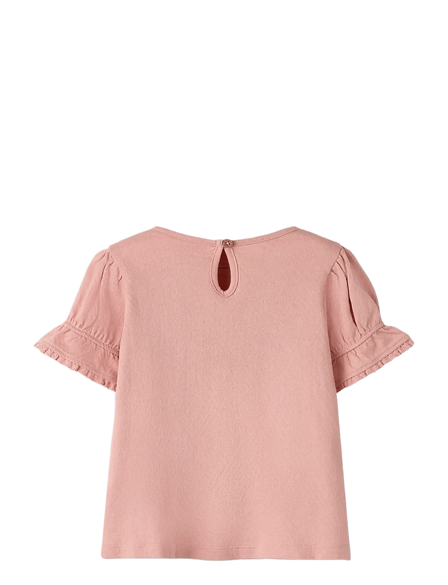 Lil'Atelier - NMFHALINA SS TOP LIL - kurzärmelige - rose tan - 1