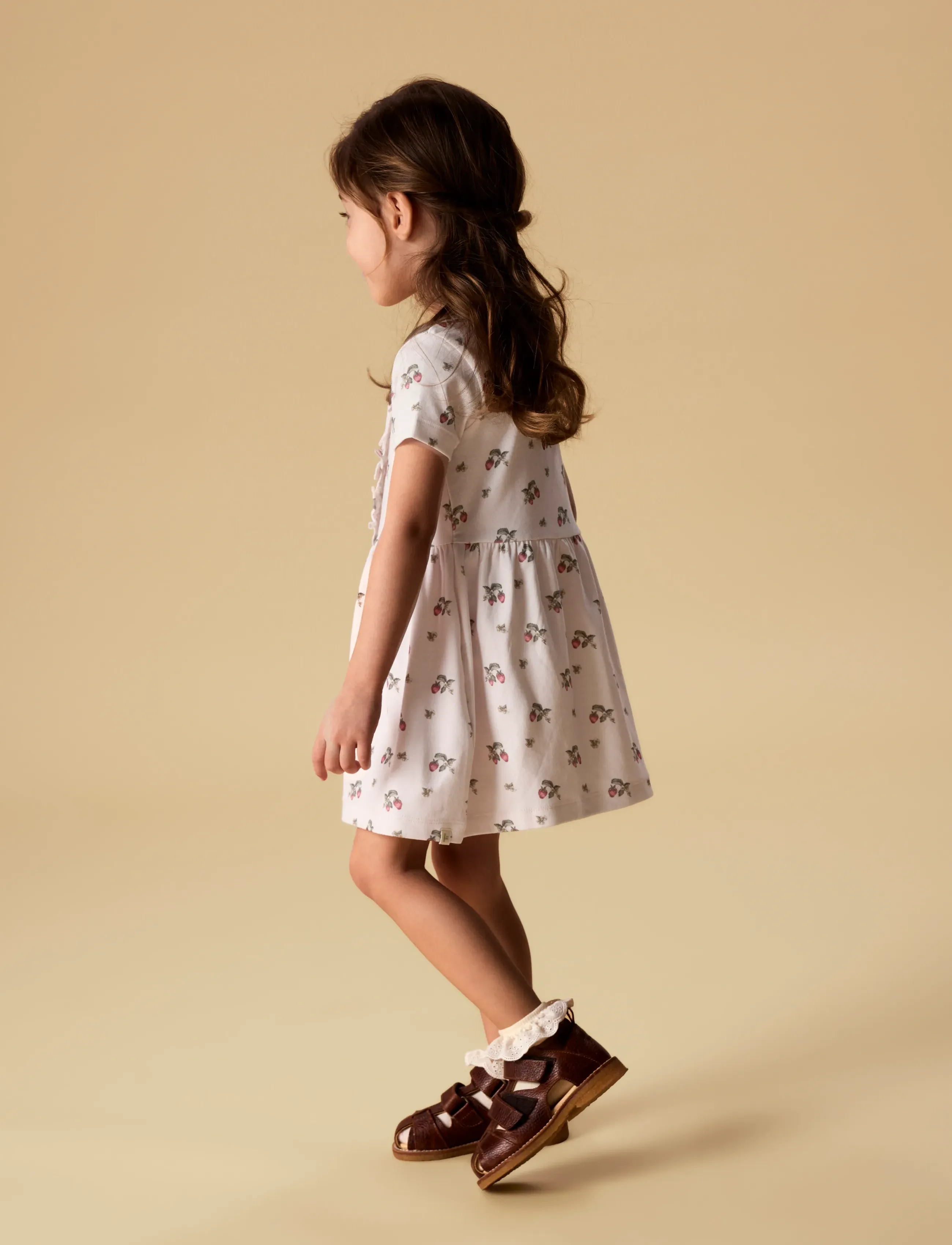 Lil'Atelier - NMFGAYO SMI SS DRESS LIL - babyjurken met korte mouwen - morganite - 3