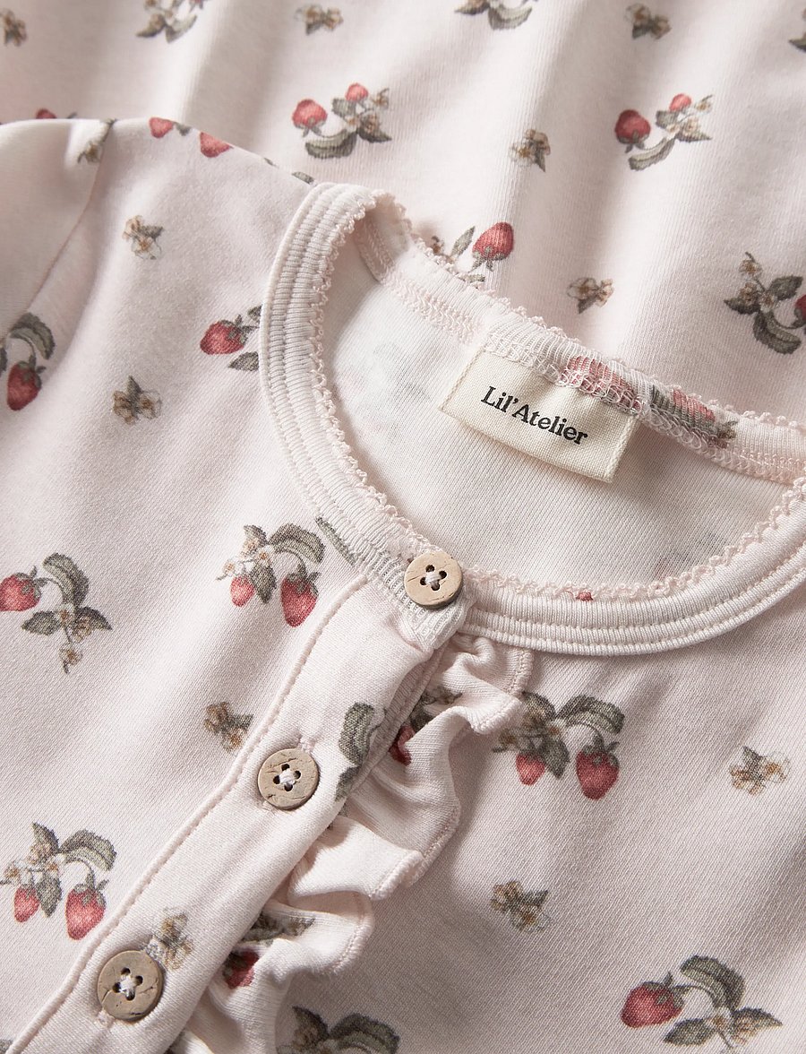 Lil'Atelier - NMFGAYO SMI SS DRESS LIL - babyjurken met korte mouwen - morganite - 4