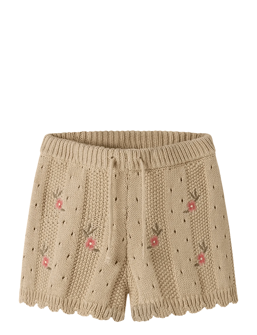 Lil'Atelier - NMFHALYN WIDE KNIT SHORTS LIL - casual shorts - mojave desert - 0