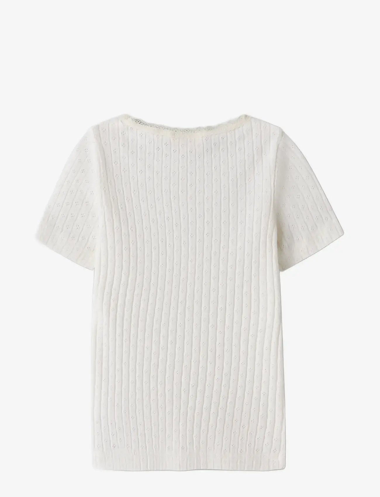 Lil'Atelier - NMFHALDIS SS SLIM TOP LIL - kortærmede - coconut milk - 1