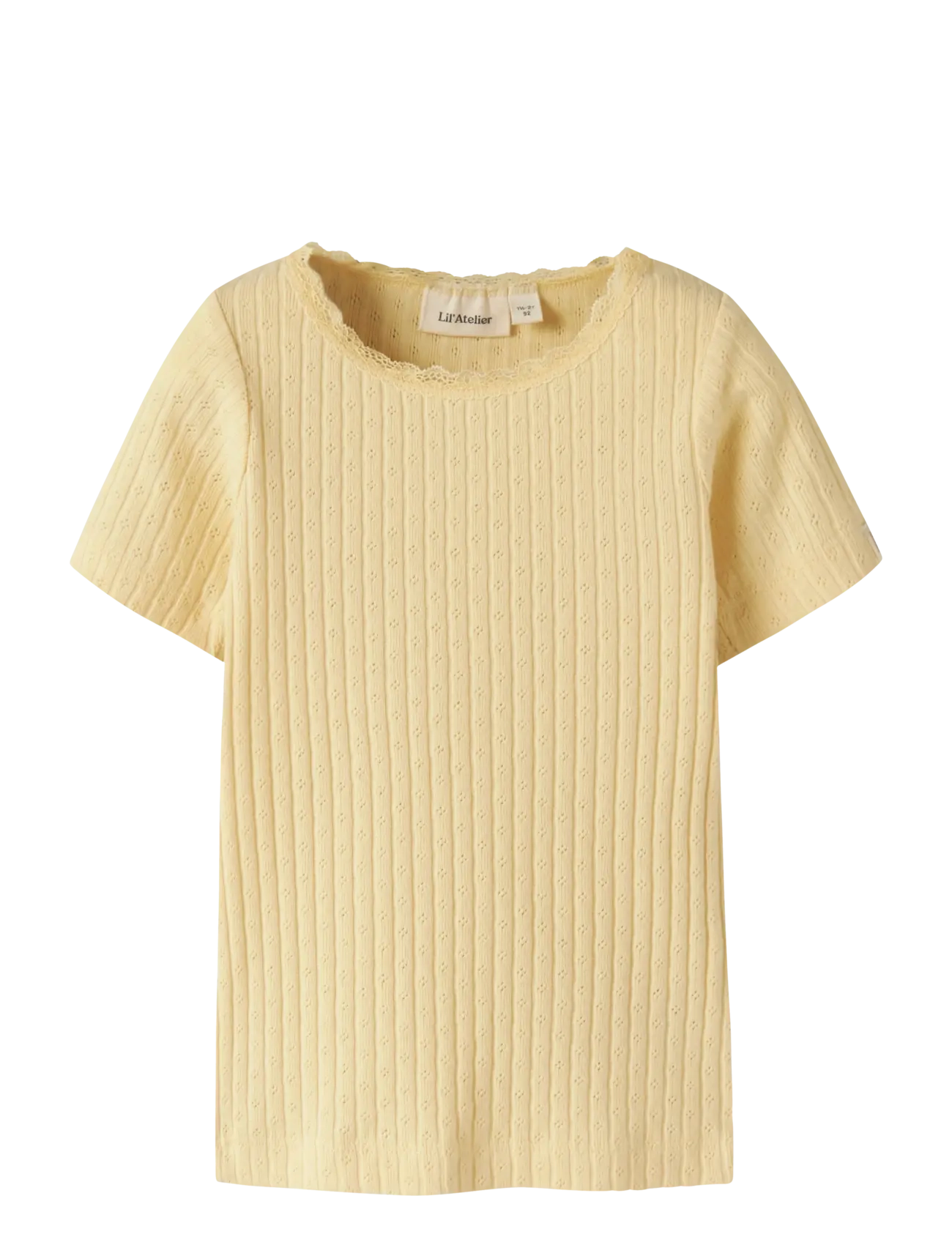 Lil'Atelier NMFHALDIS SS SLIM TOP LIL - Overdele - SUNLIGHT / yellow