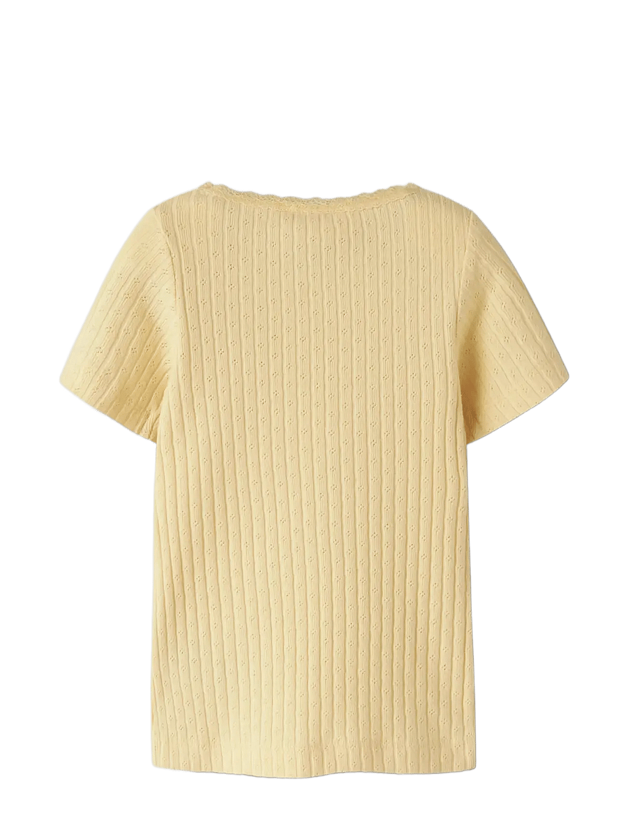 Lil'Atelier - NMFHALDIS SS SLIM TOP LIL - lyhythihaiset t-paidat - sunlight - 1