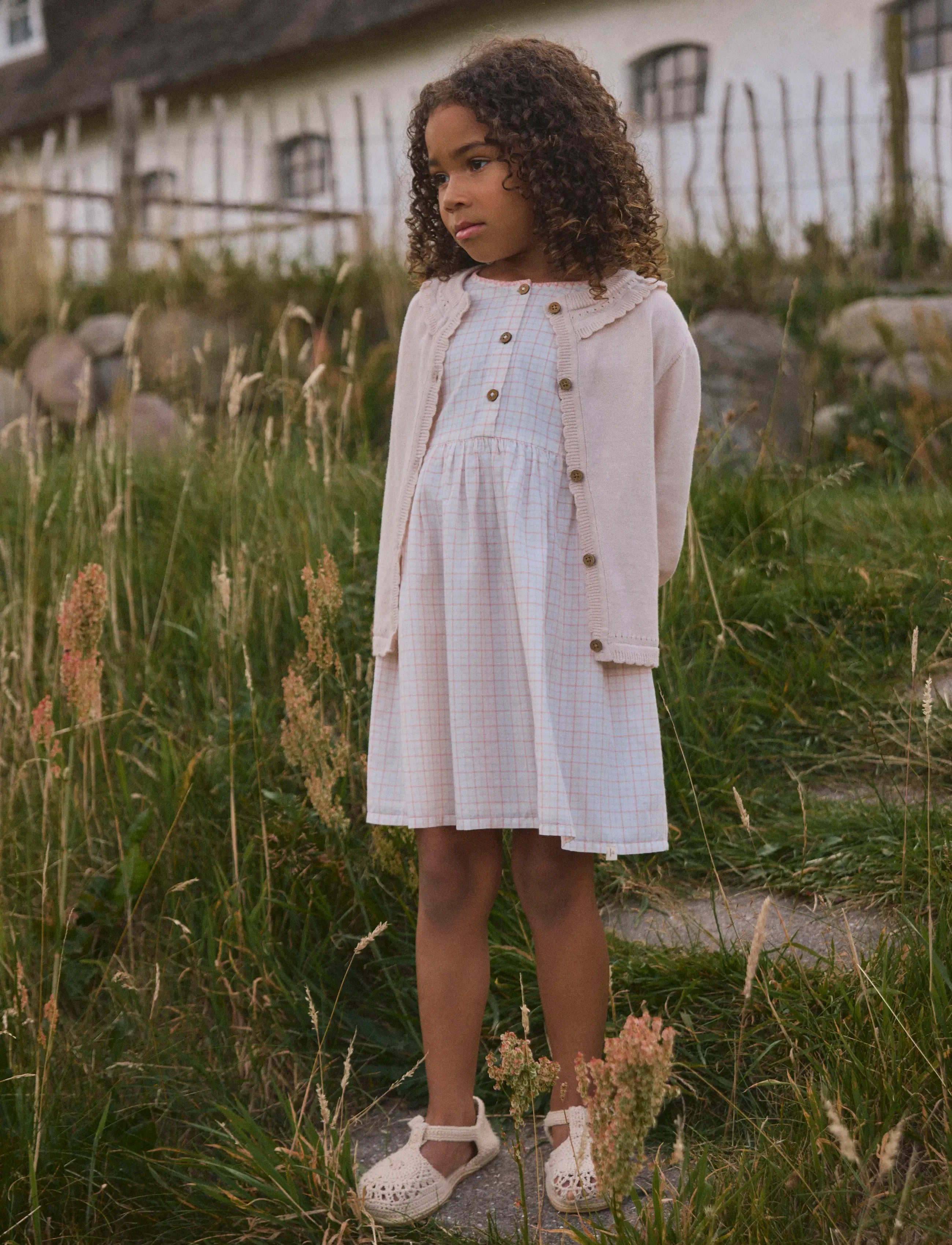 Lil'Atelier - NMFHEDDA SL DRESS LIL - varrukateta beebi kleidid - coconut milk - 2