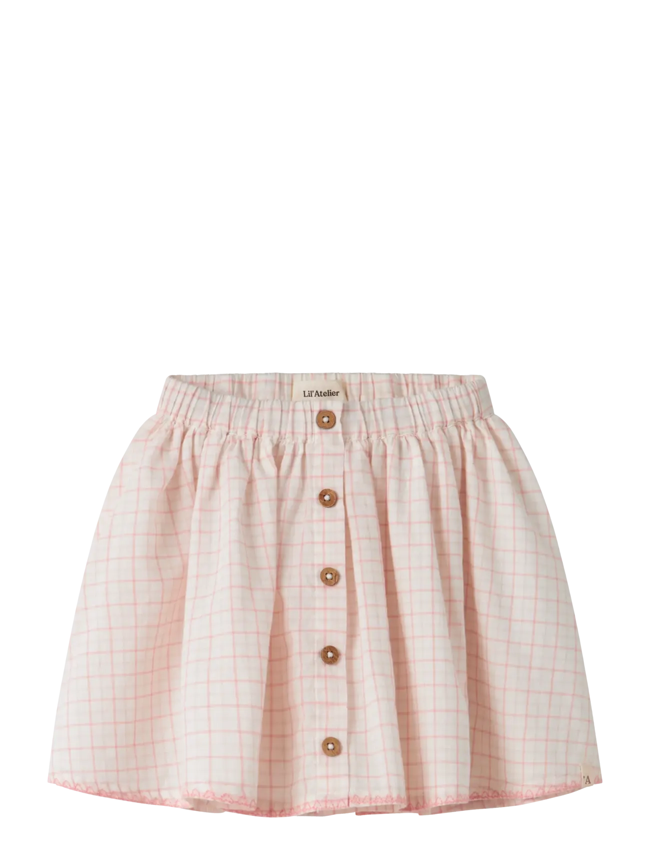 Lil'Atelier NMFHEDDA SKIRT LIL - Lil'Atelier - COCONUT MILK / pink/rose