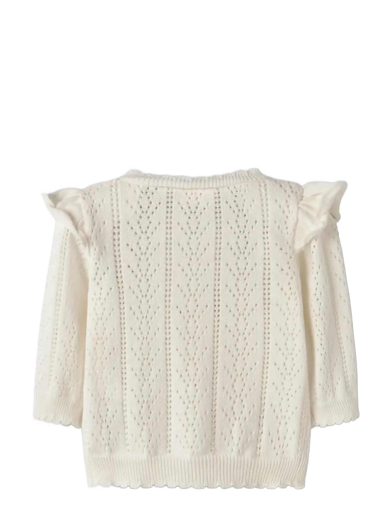 Lil'Atelier - NBFJELA LS KNIT CARD LIL - cardigans - coconut milk - 1