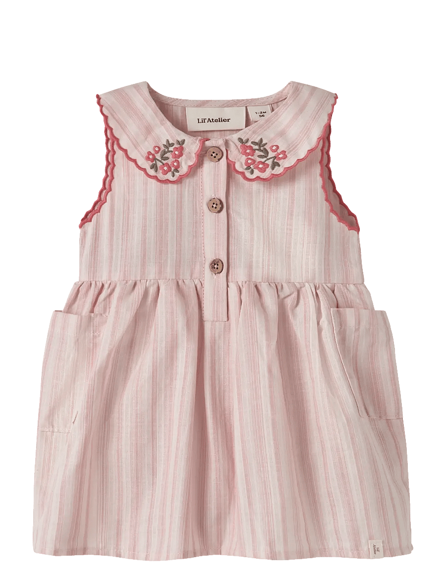 Lil'Atelier - NBFJERA SL LOOSE BODY DRESS LIL - Ärmellose babykleider - morganite - 0