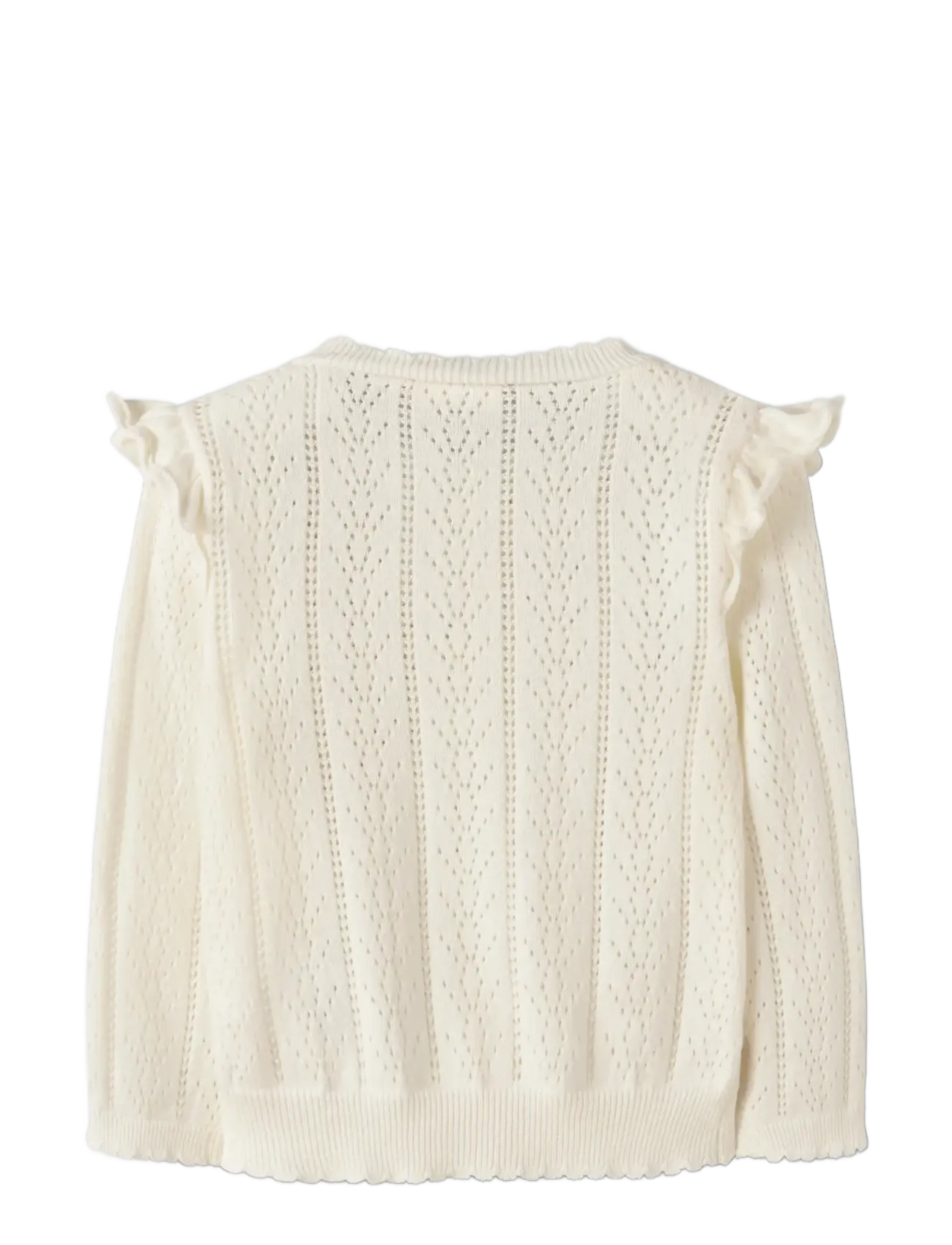 Lil'Atelier - NMFJELA LS KNIT CARD LIL - kardiganid - coconut milk - 1