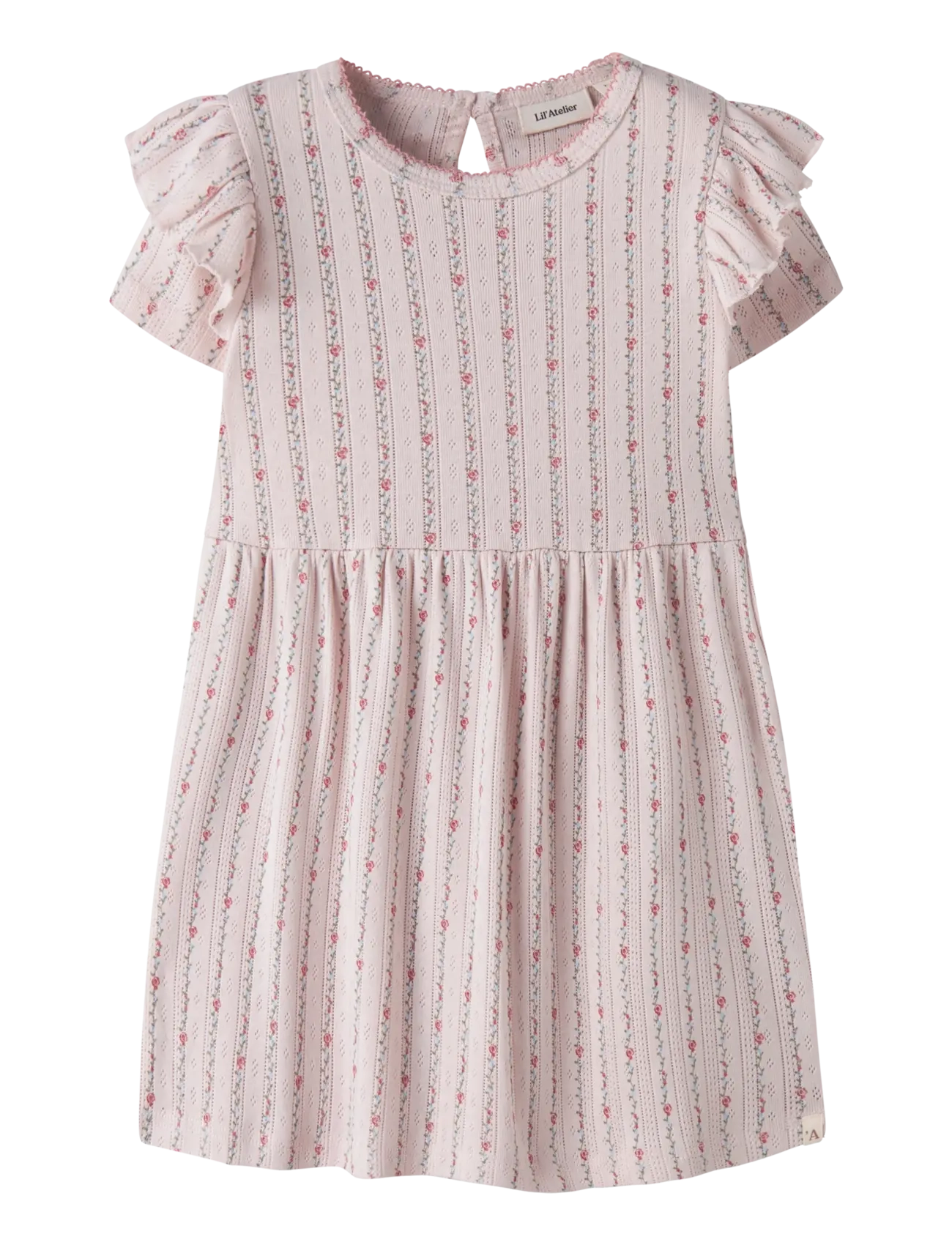 Lil'Atelier NMFRACHELLO DUNA SS DRESS LIL - Clothing - MORGANITE / pink/rose