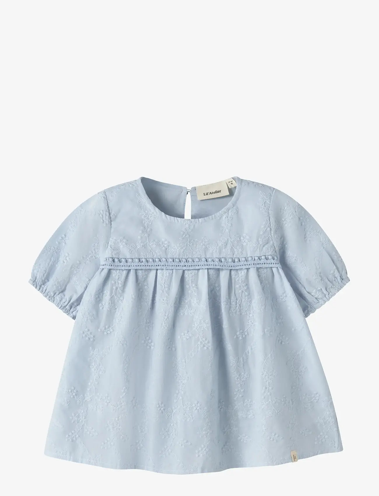 Lil'Atelier - NMFJIVA SS LOOSE SHIRT LIL - kortærmede skjorter - plein air - 0