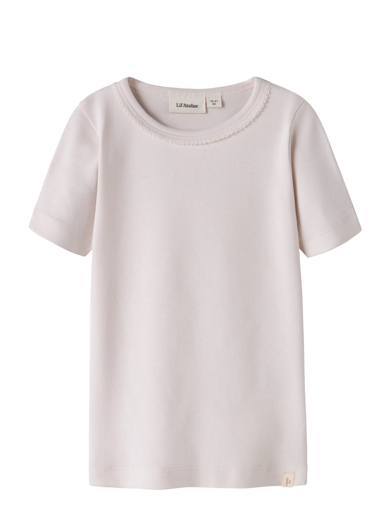 Lil'Atelier Nmfgayo Koj Ss Slim Top Lil, 98, T-shirts, Rosa - Short-sleeved, Kinder