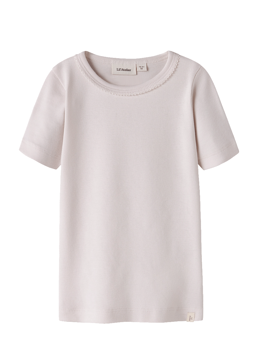 Lil'Atelier - NMFGAYO KOJ SS SLIM TOP LIL - kurzärmelige - morganite - 0