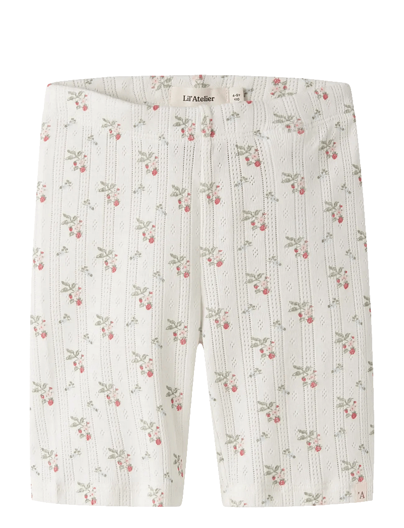 Lil'Atelier - NMFRACHELLO DUNA SLIM BIKER SHORTS LIL - cykelshorts - coconut milk - 0