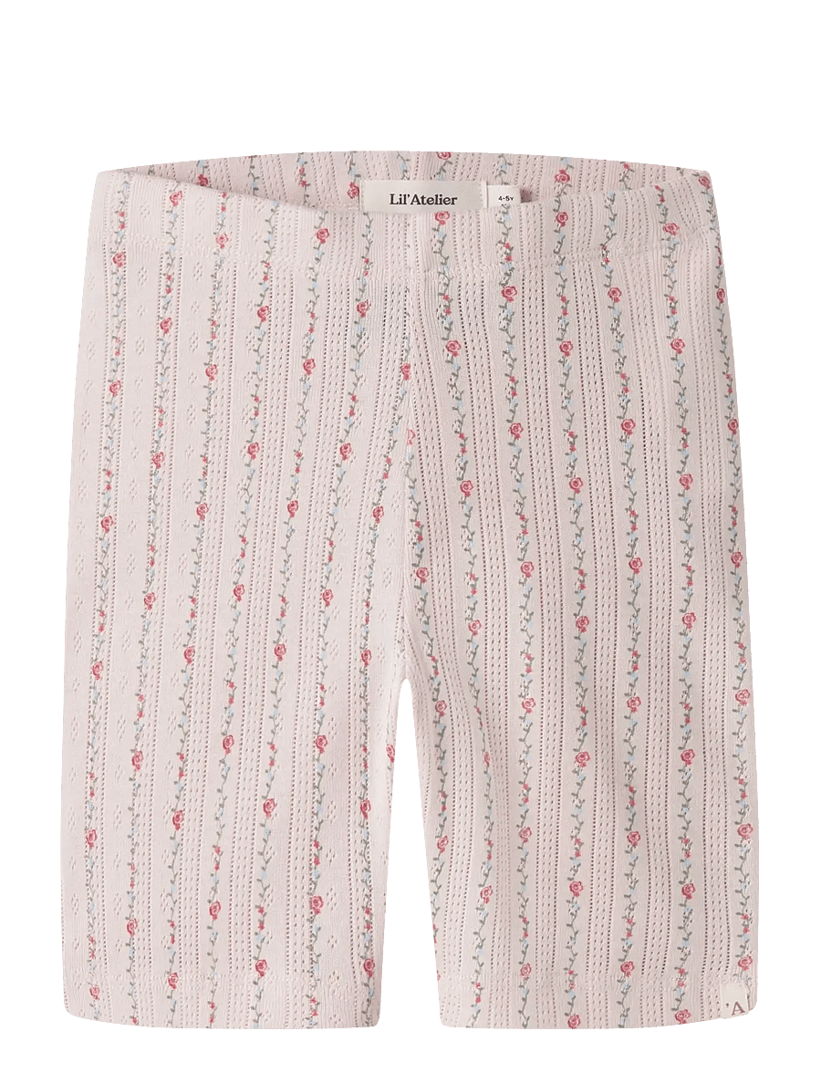 Lil'Atelier - NMFRACHELLO DUNA SLIM BIKER SHORTS LIL - cykelbyxor - morganite - 0