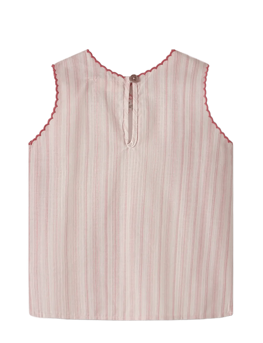Lil'Atelier - NMFJERA SL LOOSE TOP LIL - linnen - morganite - 1