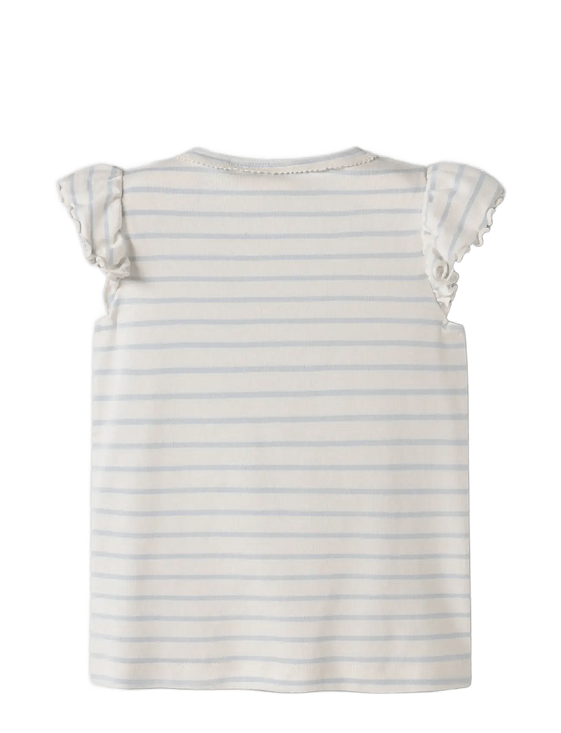 Lil'Atelier - NMFGEO BIA CAPSL TOP LIL - short-sleeved t-shirts - coconut milk - 1
