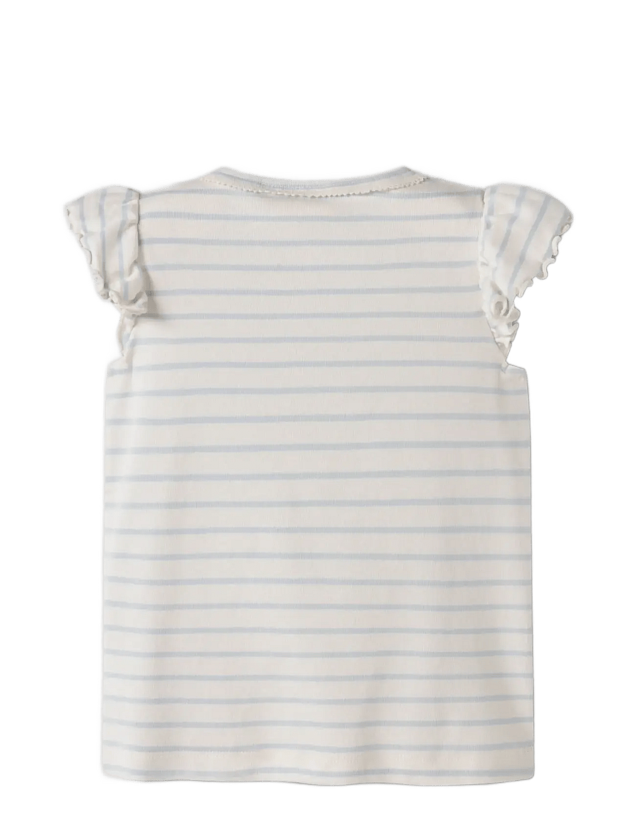 Lil'Atelier - NMFGEO BIA CAPSL TOP LIL - kurzärmelige - coconut milk - 1
