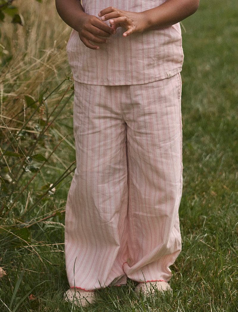 Lil'Atelier - NMFJERA WIDE PANT LIL - babybukser - morganite - 2