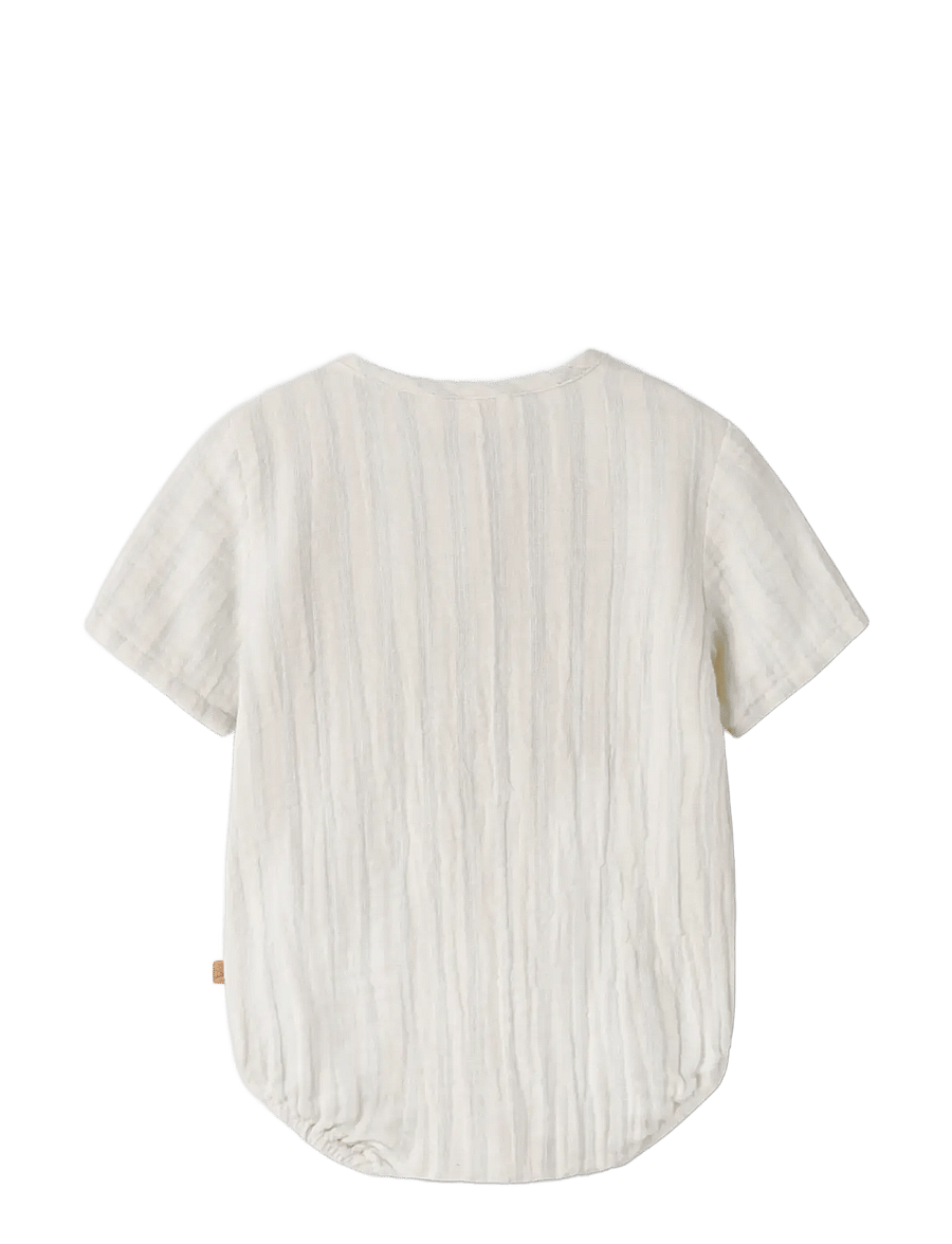 Lil'Atelier - NBMHAGI SS LOOSE SHIRT BODY LIL - À manches courtes - coconut milk - 1