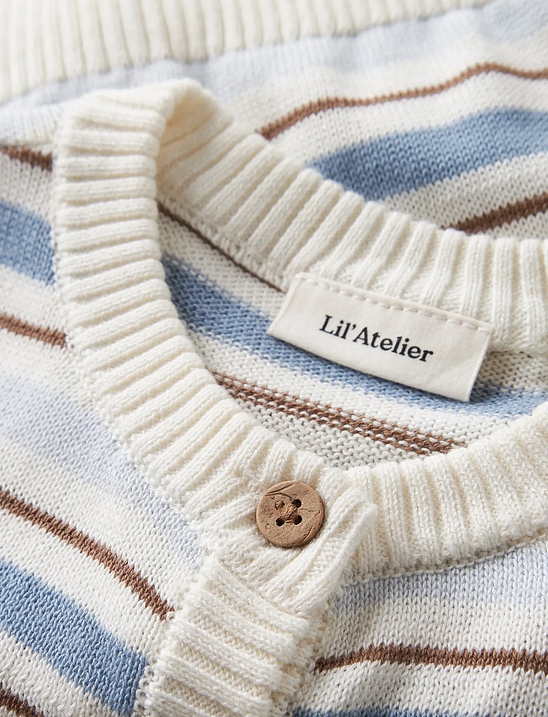 Lil'Atelier - NBMHITO LS KNIT CARD LIL - cardigans - coconut milk - 2