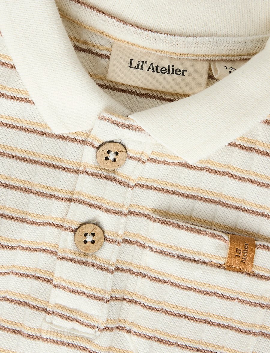 Lil'Atelier - NBMHALDUR SS SLIM BODY LIL - kurzärmelig - coconut milk - 2