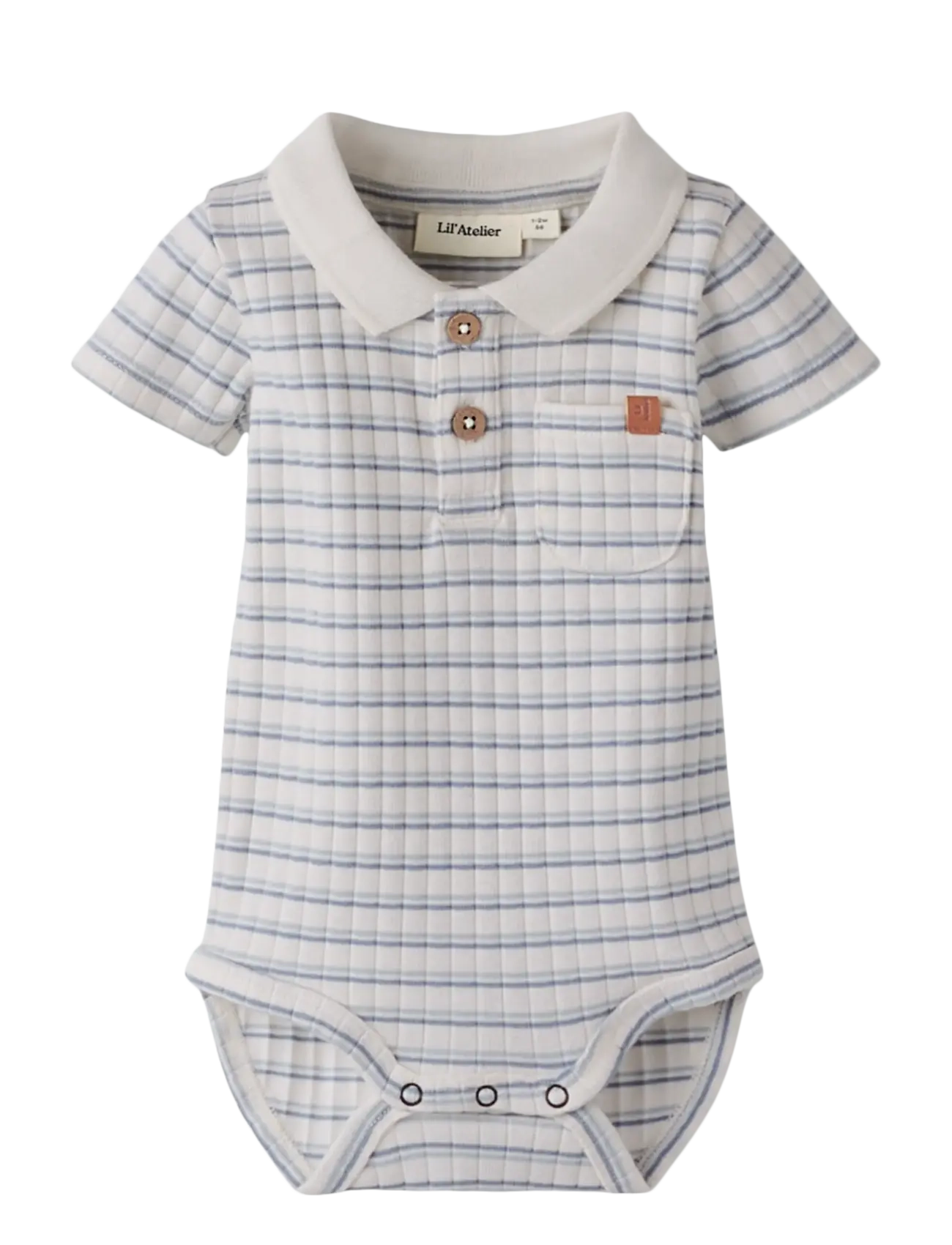 Lil'Atelier Nbmhaldur Ss Slim Body Lil, 62, Bodys, Creme - Short-sleeved, Kinder