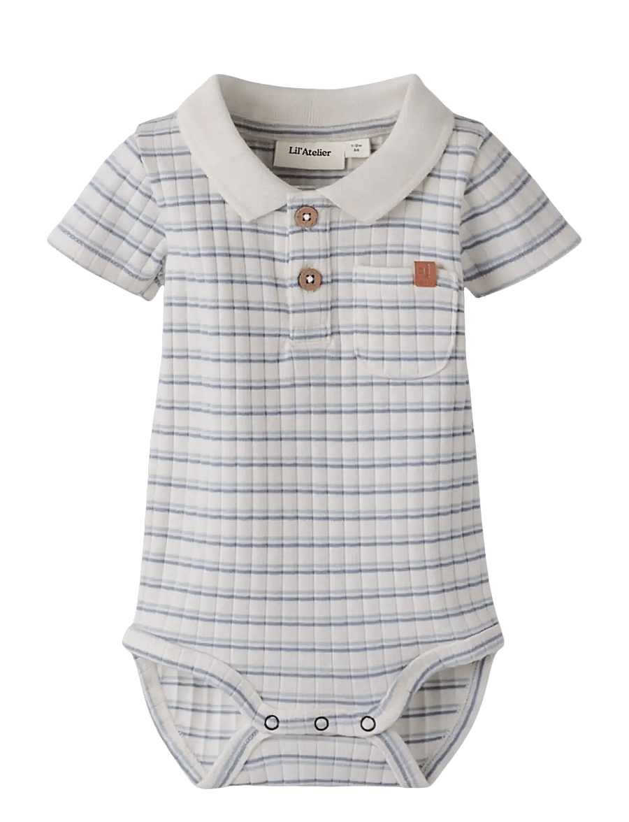 Lil'Atelier - NBMHALDUR SS SLIM BODY LIL - kurzärmelig - coconut milk - 0