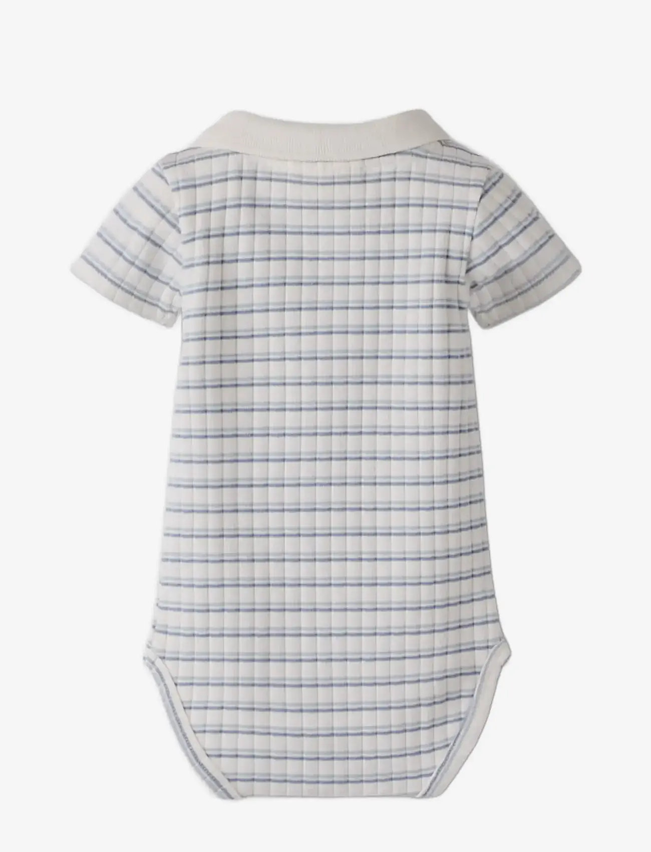 Lil'Atelier - NBMHALDUR SS SLIM BODY LIL - ar īsām piedurknēm - coconut milk - 1