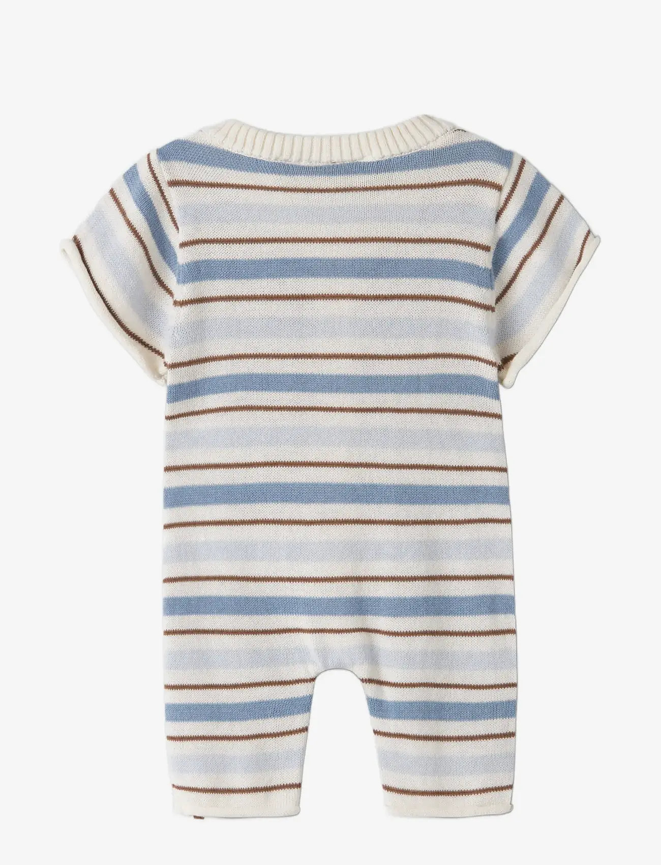 Lil'Atelier - NBMHITO SS KNIT SUIT LIL - short-sleeved - coconut milk - 1