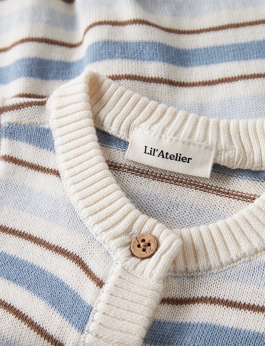 Lil'Atelier - NBMHITO SS KNIT SUIT LIL - kurzärmelig - coconut milk - 2