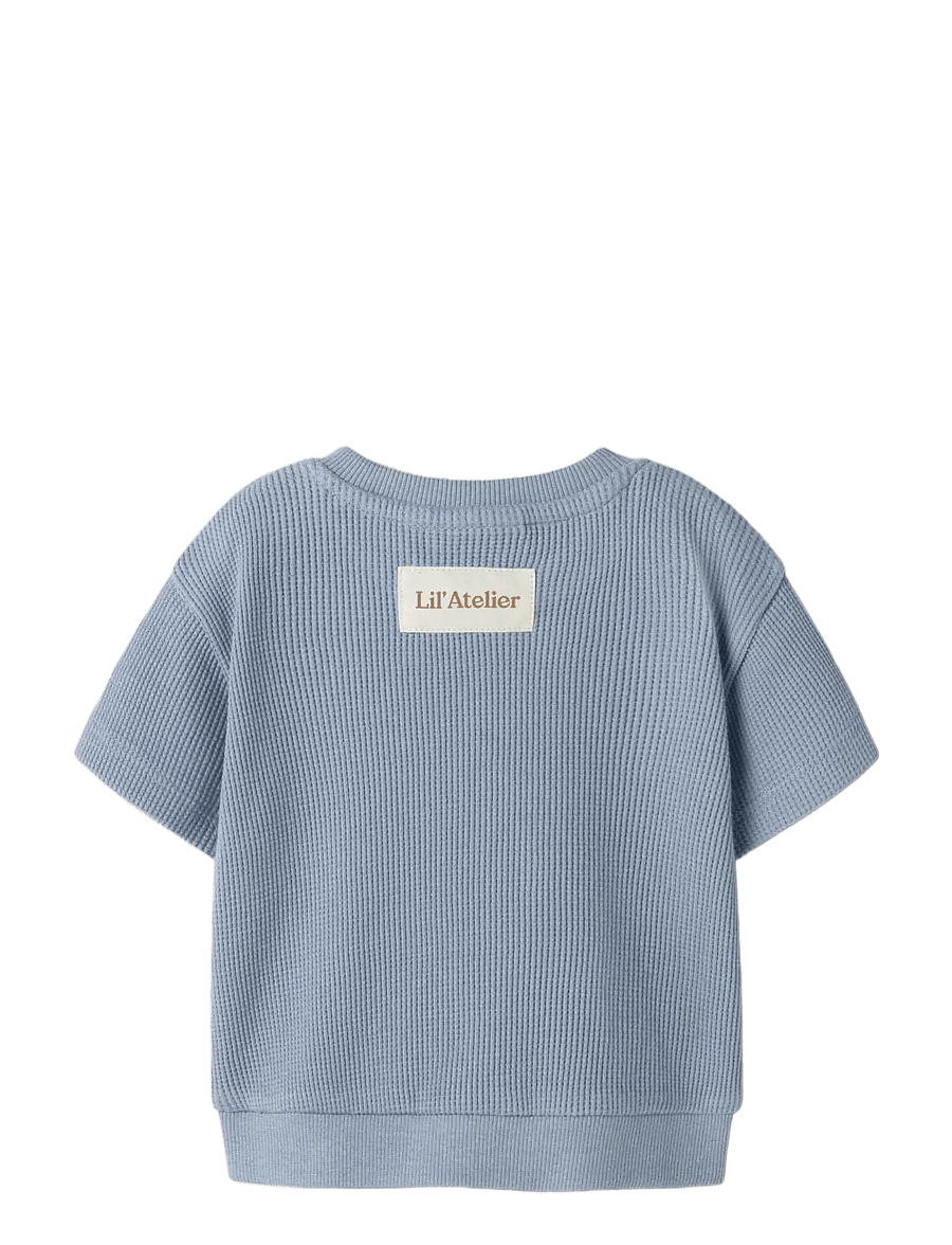 Lil'Atelier - NBMHARUN SS LOOSE SWEAT LIL - sweatshirts - dusty blue - 1