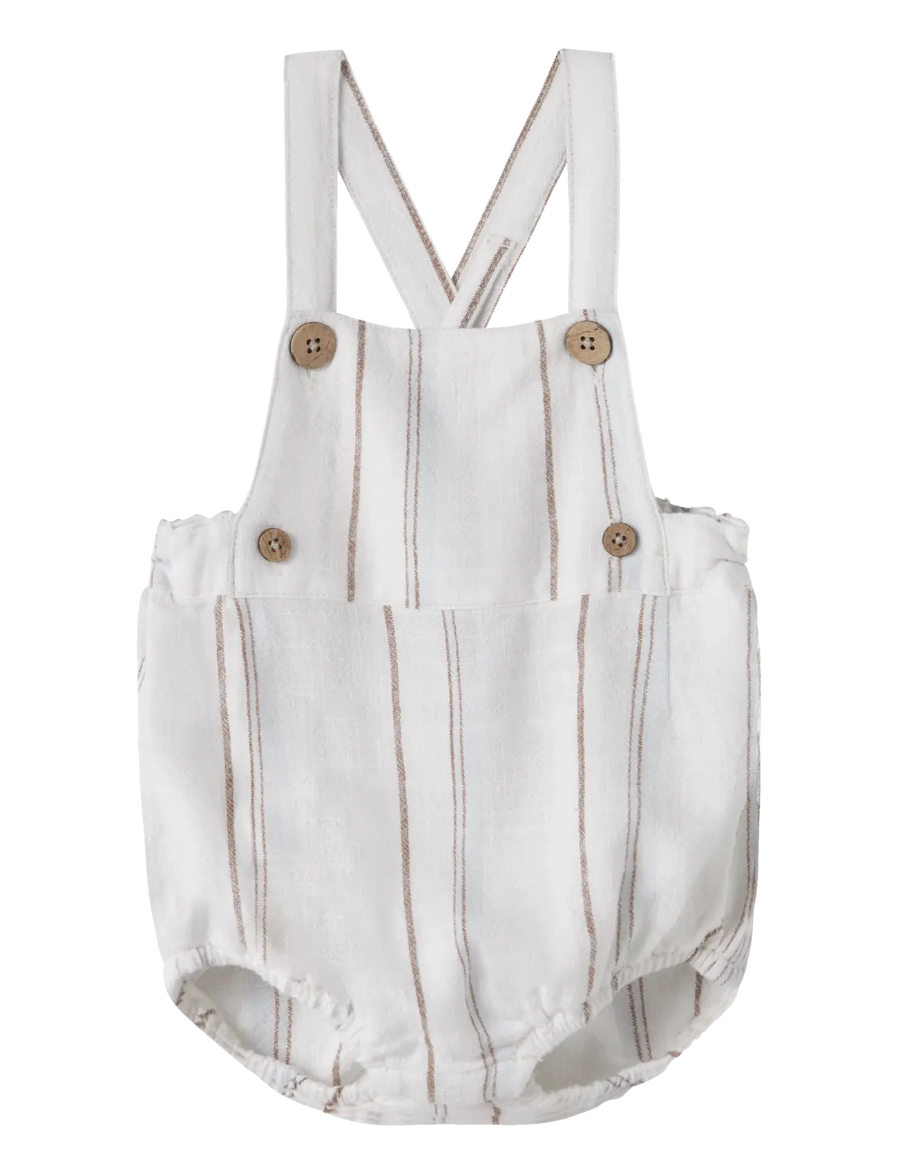 Lil'Atelier Nbmjeran Loose Romber Lil, Børn, Stribet Baby Boble Romper, Hvid, Str: 62