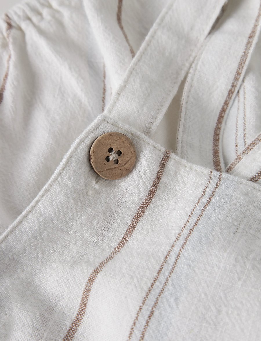 Lil'Atelier - NBMJERAN LOOSE ROMBER LIL - byxdress - coconut milk - 3