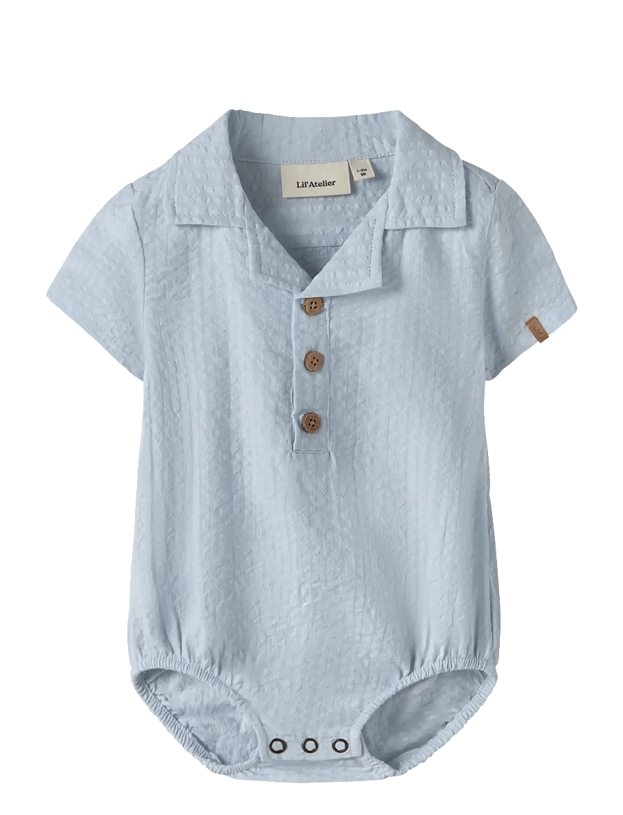 Lil'Atelier - NBMHOMAN MAK SS LOOSE BODY SHIRT LIL - plein air - 0