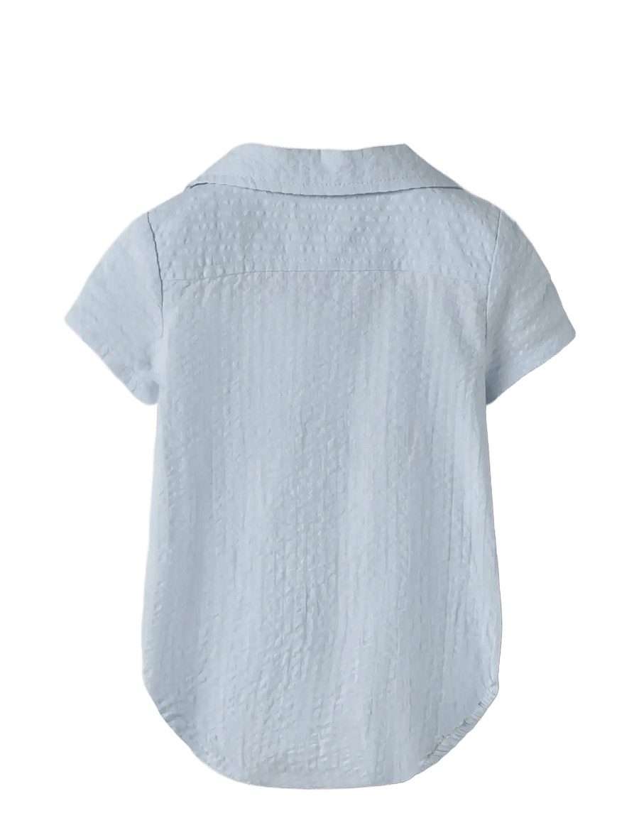 Lil'Atelier - NBMHOMAN MAK SS LOOSE BODY SHIRT LIL - plein air - 1