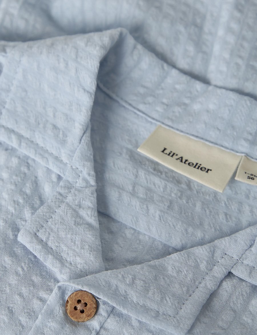 Lil'Atelier - NBMHOMAN MAK SS LOOSE BODY SHIRT LIL - plein air - 4